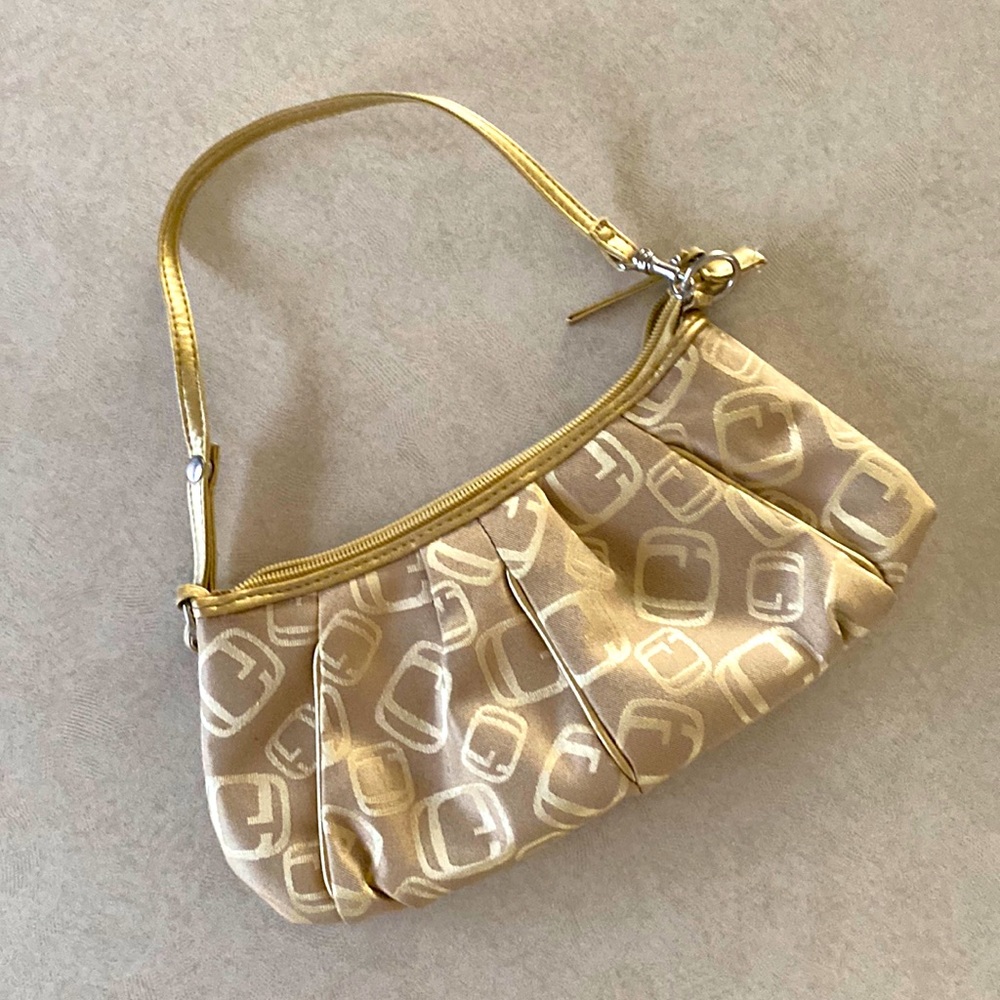 Gold clutch purse